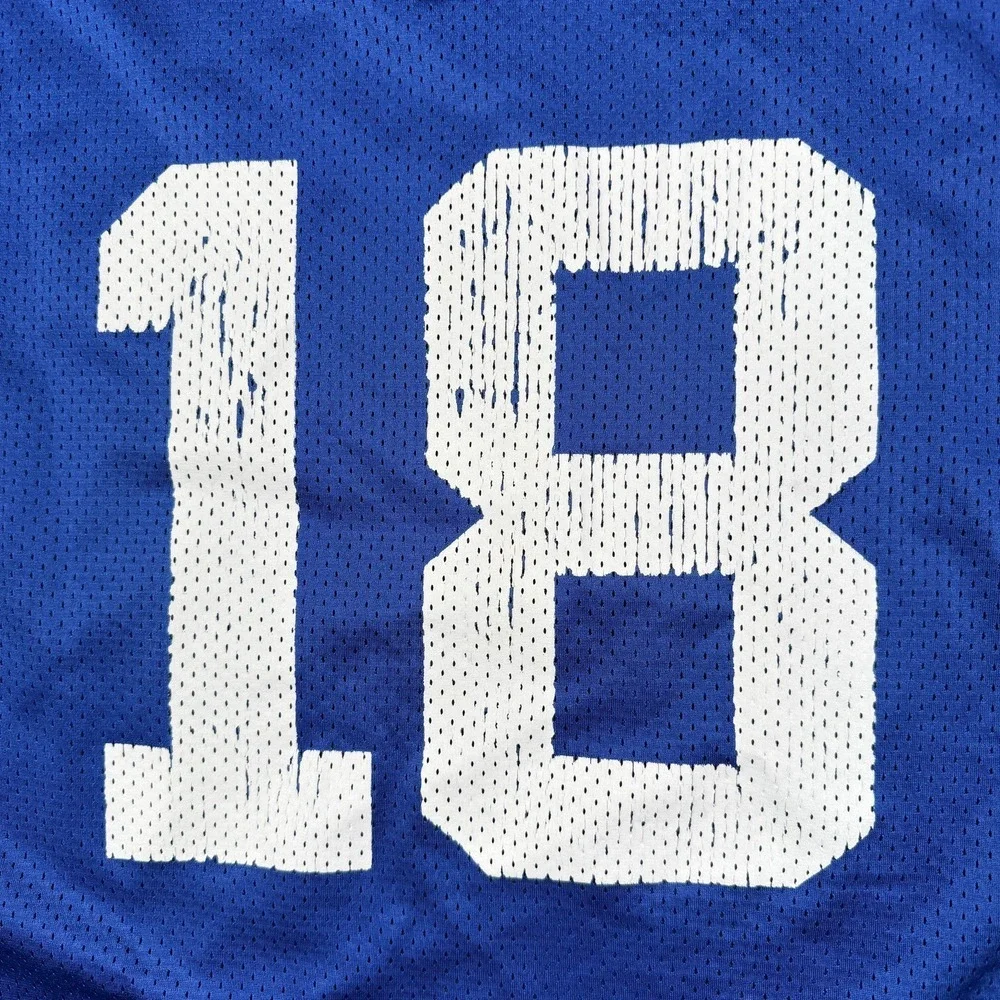 Indianapolis Colts Peyton Manning‎ Jersey Logo Athletic Mens Blue Vintage 2XL